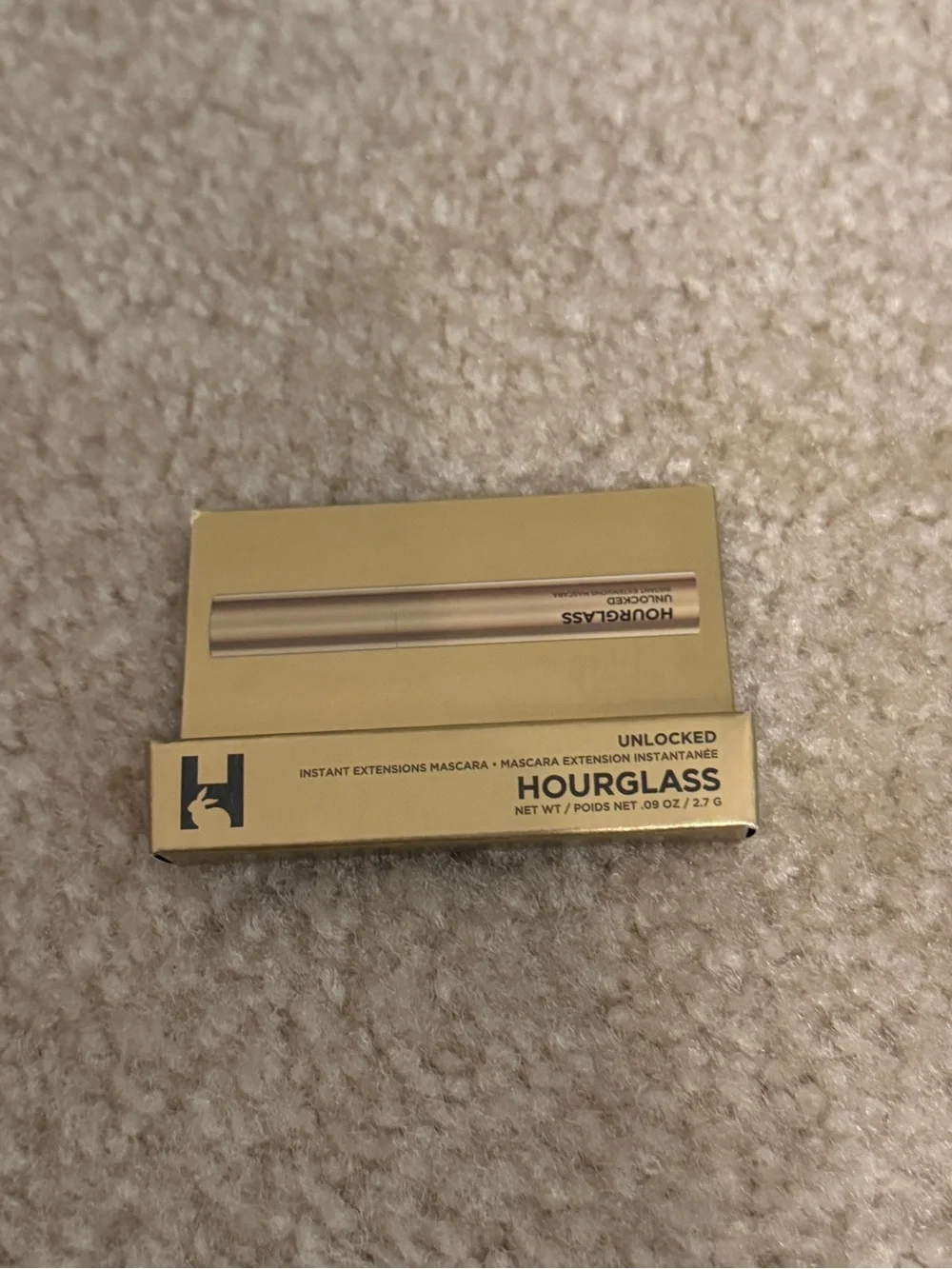 Hourglass Unlocked Instant Extensions Mascara Black Travel Size 0.09 oz New
